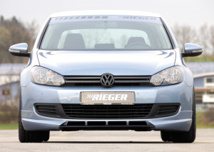 Rieger spoilerlip | VW Golf 6 VI 2008-2012 | met air vents | ABS