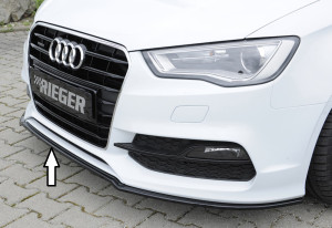 Rieger spoilerzwaard | A3 (8V): 07.12-08.16 (tot Facelift) - 5-drs. (Limousine 8VS), 3-drs. (Cabrio 8V7)    A3 S3 (8V): 05.13-08.16 (tot Facelift) - 3-drs. (Cabrio 8V7), 5-drs. (Limousine 8VS) | stuk glanzend abs | Rieger Tuning