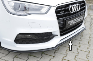 Rieger spoilerzwaard | A3 (8V): 07.12-08.16 (tot Facelift) - 5-drs. (Limousine 8VS), 3-drs. (Cabrio 8V7)    A3 S3 (8V): 05.13-08.16 (tot Facelift) - 3-drs. (Cabrio 8V7), 5-drs. (Limousine 8VS) | stuk ongespoten abs | Rieger Tuning