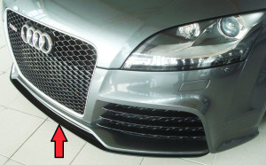 Rieger spoilerzwaard | TT RS (8J): 09.09- - Coupé, Roadster | stuk glanzend abs | Rieger Tuning