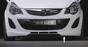 Rieger frontspoiler | Corsa D: 01.11- (vanaf Facelift) - 3-drs., 5-drs. | stuk ongespoten abs | Rieger Tuning