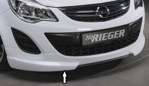 Rieger frontspoiler | Corsa D: 01.11- (vanaf Facelift) - 3-drs., 5-drs. | stuk ongespoten abs | Rieger Tuning
