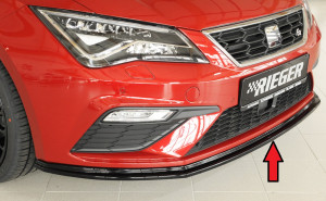 Rieger spoilerzwaard | Leon FR (5F) 2017-2020 (Facelift) - 3-drs. (SC), 5-drs. (ST/Combi), 5-drs.Leon geschikt voor Cupra (5F) 2017-2020 (Facelift) - 3-drs. (SC), 5-drs. (ST/Combi), 5-drs. | stuk glanzend abs | Rieger Tuning