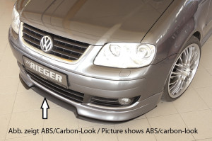 Rieger spoilerzwaard | Touran (1T): 03.03-10.06 (tot Facelift) - Van | stuk ongespoten abs | Rieger Tuning