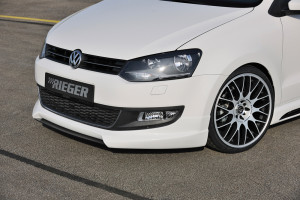Rieger frontspoiler | Polo 6 (6R): 04.09-01.14 (tot Facelift) - 3-drs., 5-drs. | stuk ongespoten abs | Rieger Tuning