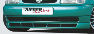 Rieger frontspoiler | Polo 4 (6N): 10.94-01 - 3-drs., 5-drs. | stuk ongespoten abs | Rieger Tuning