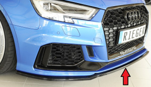 Rieger Spoilerzwaard | geschikt voor Audi | RS3 17-20 4d sedan / RS3 Sportback 17-20 5d hatchback | 8V | abs glanzend | Rieger Tuning