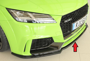 Spoilerzwaard | geschikt voor Audi TT-RS (8J/8J1-FV/8S) 2016-2018 | abs glanzend | Rieger Tuning