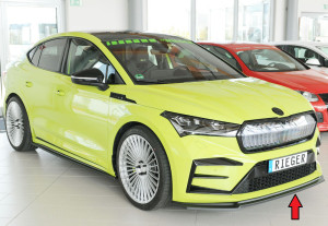 Frontspoiler | Skoda | Enyaq IV | IVRS | Rieger Tuning | Glanzend