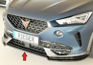 Frontspoiler | geschikt voor Cupra | Formentor | Rieger Tuning | Glans
