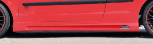 Rieger side skirt | geschikt voor VW Golf 6 VI incl. GTI / GTD 2008-2012 | ABS | met schacht en uitsnede | Rechts | Ongespoten