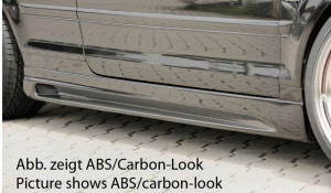 Rieger side skirt | A4 (8H): 04.02- - Cabrio | r stk ongespoten abs | Rieger Tuning