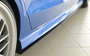 Rieger side skirt aanzetstuk | geschikt voor Audi | A3 12-20 4d sedan / S3 14-20 4d sedan / RS3 16-20 4d sedan | r stuk ongespoten abs | Rieger Tuning