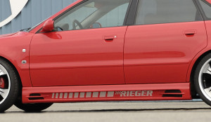 Rieger side skirt | A4 (B5): 11.94-98, 99-12.00 - Avant, Lim. | r stuk ongespoten abs | Rieger Tuning