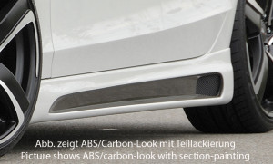 Rieger side skirt | A4 (B8/B81): 11.07- - Lim., Avant    A4 S4 (B8/B81): 11.08- - Lim., Avant | r stuk ongespoten abs | Rieger Tuning