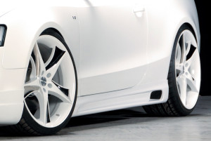 Rieger side skirt | A5 (B8/B81): 06.07-07.11 (tot Facelift), 10.11- (vanaf Facelift) - Coupé, Cabrio A5 S5 (B8/B81): 06.07-07.11 (tot Facelift), 10.11- (vanaf Facelift) - Coupé, Cabrio | l stuk ongespoten abs | Rieger Tuning