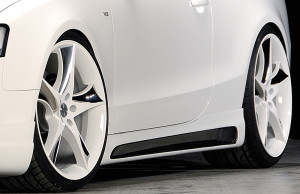 Rieger side skirt | A5 (B8/B81): 06.07-07.11 (tot Facelift), 10.11- (vanaf Facelift) - Sportback    A5 S5 (B8/B81): 06.07-07.11 (tot Facelift), 10.11- (vanaf Facelift) - Sportback | l stuk carbonlook abs | Rieger Tuning