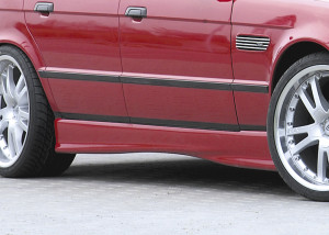 Rieger side skirt | 5-Serie E34: 00.88-07.96 - Lim., Touring | l stuk ongespoten abs | Rieger Tuning