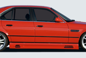 Rieger side skirt | 5-Serie E34: 00.88-07.96 - Lim., Touring | l stuk ongespoten abs | Rieger Tuning