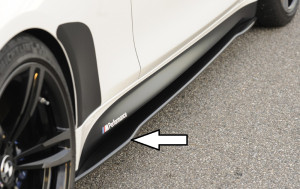 Carbon side skirt aanzetstuk rechts | 4-Serie F82 M4 (M3): 01.14- - Coupé    4-Serie F83 M4 (M3): 07.14- - Cabrio | r stuk carbon carbon | Rieger Tuning