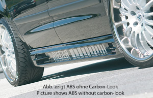 Rieger side skirt | Galaxy (WGR): 04.00- (vanaf model 2000) - VAN    Sharan (7M): 09.95-02.00 (tot Facelift) - Van    Alhambra (7MS) | r stuk carbonlook abs | Rieger Tuning