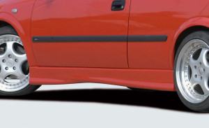 Rieger side skirt | Astra G - 3-drs., Sedan, Hatchback | l stuk ongespoten abs | Rieger Tuning
