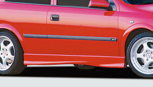 Rieger side skirt | Astra G - 3-drs., Sedan, Hatchback | r stuk ongespoten abs | Rieger Tuning