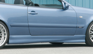 Rieger side skirt | CLK (W208) - Cabrio, Coupé | l stuk ongespoten abs | Rieger Tuning