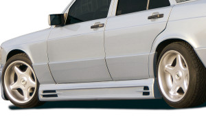 Rieger side skirt | 190-Serie (W201) - Sedan | l stuk ongespoten abs | Rieger Tuning