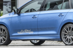 Rieger side skirt | Rapid (NH): 07.12-04.17 (tot Facelift), 05.17- (vanaf Facelift) - Spaceback, Sedan | l stuk ongespoten abs | Rieger Tuning