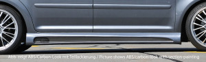 Rieger side skirt | Touran (1T): 03.03-10.06 (tot Facelift), 11.06- (vanaf Facelift) - Van | l stuk ongespoten abs | Rieger Tuning
