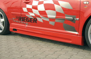 Rieger side skirt | Bora (1J)    Golf 4: 10.97-03 - 3-drs., 5-drs., Combi | l stuk ongespoten abs | Rieger Tuning