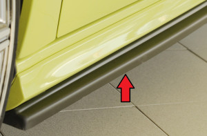 Side skirt aanzetstuk | Audi | A3 S-Line / S3 2013-2020 5d Sportback | stuk | links | ongespoten | Rieger Tuning