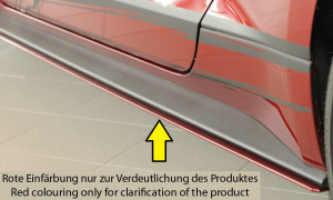 Side skirt aanzetstuk | Ford | Mustang 6 Coupé / Convertible 2014-2018 | stuk | links | Rieger Tuning