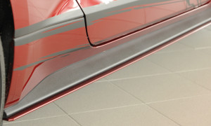 Side skirt aanzetstuk | Ford | Mustang 6 Coupé / Convertible 2014-2018 | stuk | rechts | Rieger Tuning