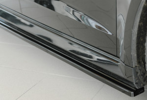 Side skirt aanzetstuk | Audi | RS3 Sportback 15-16 5d hat. / RS3 Sportback 17-20 5d hat. | rechts | stuk | glanzend abs | Rieger Tuning