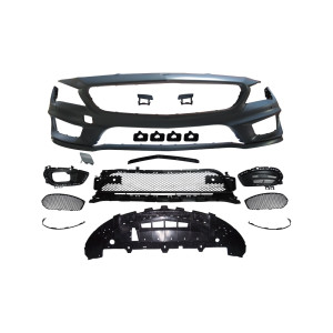 Voorbumper | Mercedes-Benz CLA-Klasse C117 | voor A45-style | ABS | PDC