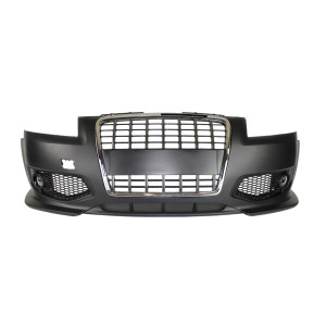 Voorbumper | voor S3 Look | geschikt voor Audi A3 8P 2005-2008 | met grill en mistlampen