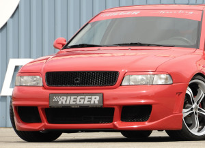 Rieger voorbumper RS-Four-Look | A4 (B5): 11.94-98, 99-12.00 - Avant, Lim. | stuk ongespoten abs | Rieger Tuning
