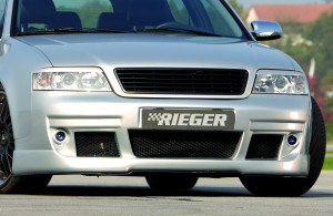 Rieger voorbumper S6-Look | A6 (4B): 07.01- (vanaf Facelift) - Avant, Lim. | stuk ongespoten abs | Rieger Tuning