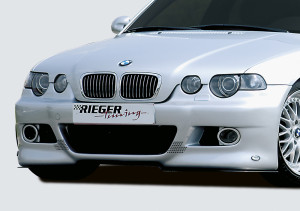 Rieger voorbumper | 3er E46: Compact | stuk ongespoten abs | Rieger Tuning