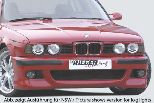 Rieger voorbumper E39-Look | 5-Serie E34: 00.88-07.96 - Lim., Touring | stuk ongespoten abs | Rieger Tuning