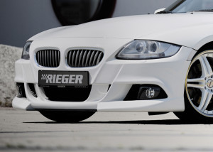 Rieger voorbumper | Z4 (E85): 01.06-03.09 (vanaf Facelift) - Roadster, Coupé | stuk ongespoten abs | Rieger Tuning