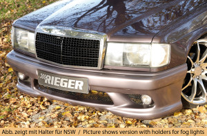 Rieger voorbumper | 190-Serie (W201) - Sedan | stuk ongespoten abs | Rieger Tuning