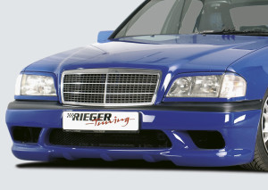 Rieger voorbumper | C-Klasse (W202) - Sedan, T-model | stuk ongespoten abs | Rieger Tuning