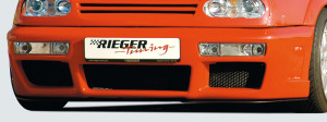Rieger voorbumper RS-Four-Look | Golf 3 - 3-drs., 5-drs., Cabrio, Combi | stuk ongespoten abs | Rieger Tuning