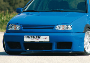 Rieger voorbumper RS-Four-Look | Golf 3 - 3-drs., 5-drs., Combi, Cabrio | stuk ongespoten abs | Rieger Tuning