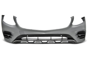 Voorbumper | geschikt voor Mercedes-Benz | GLC-klasse 15-19 5d suv X253 / GLC-klasse Coupé 16-19 5d suv C253 | GLC300 AMG-Style | m PDC | zwart | 01