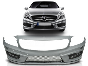 Voorbumper | geschikt voor Mercedes-Benz | A-klasse 12-18 5d hat. W176 | AMG-Style | z Aero | m PDC | 01