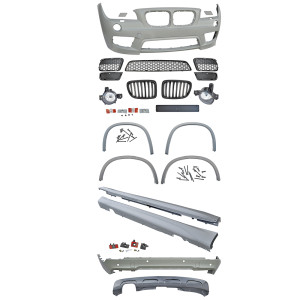 Bodykit | voor M-Pakket | BMW X1 E84 2009-2012 | uitlaat dubbel links | PDC A